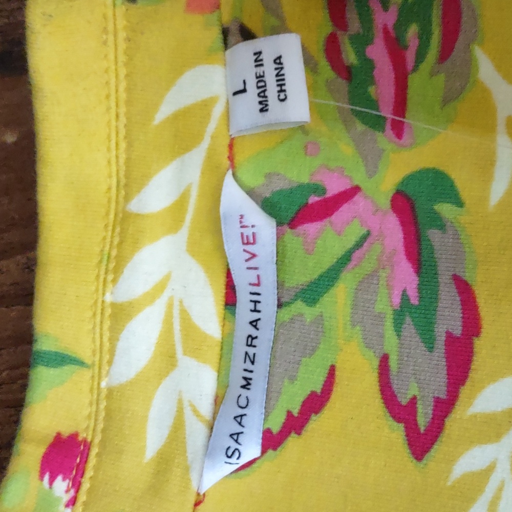 Isaac Mizrahi Floral Print Cotton Knit Jacket - Picture 7 of 9